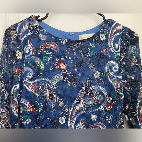 •NWT•Altar’d State Paisley Floral Lined Dress- ‘Denim’ - Picture 3 of 10